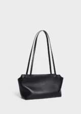 Black_Aveline Atelier_soft genuine leather east-west shoulder bag_Front Angle View