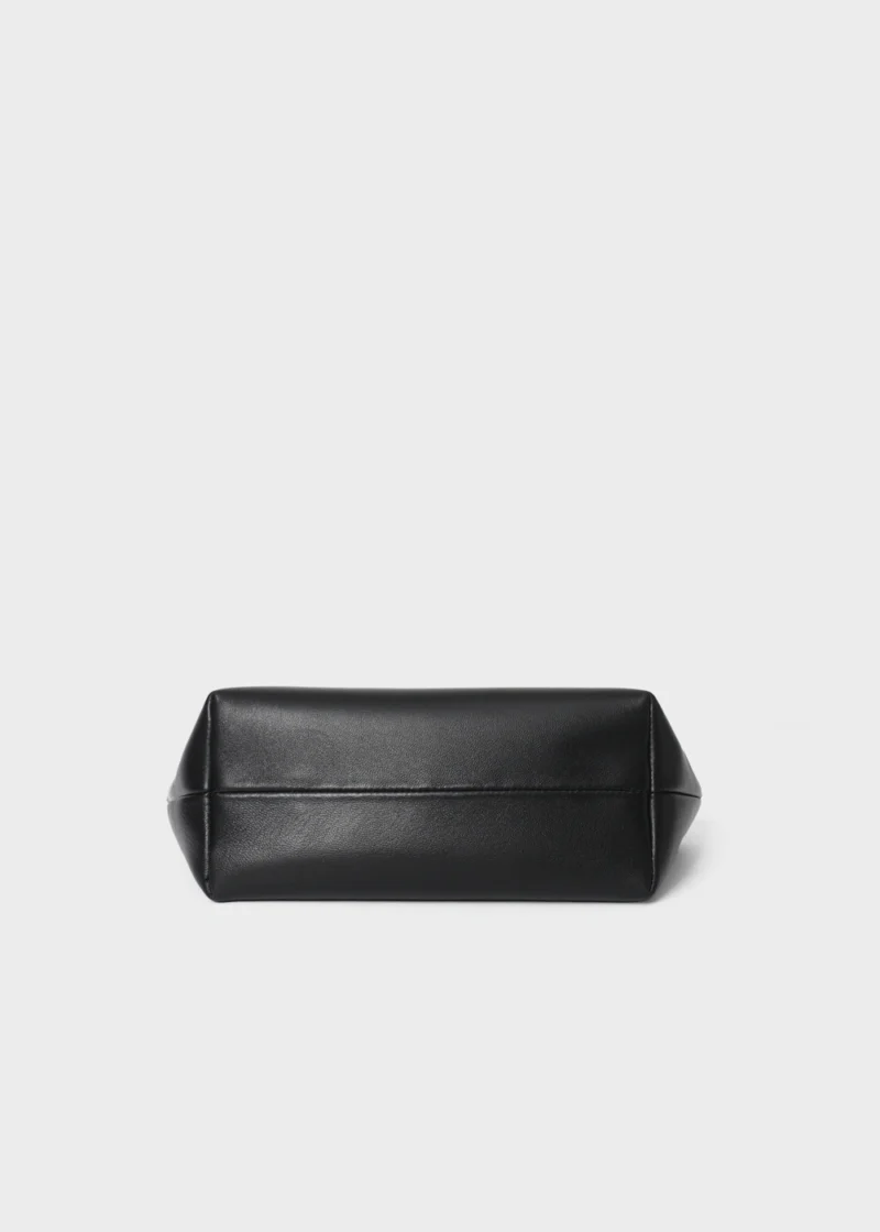 Black_Aveline Atelier_soft genuine leather east-west shoulder bag_bottom view