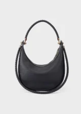Black Sienna Forme Soft Genuine Leather Hobo Bag Main Image
