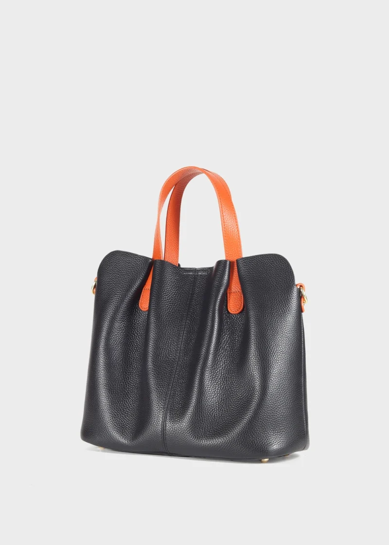 KS-BG-TB-001-BLK-02 Black Arden Vale Tote Bag three quarter view
