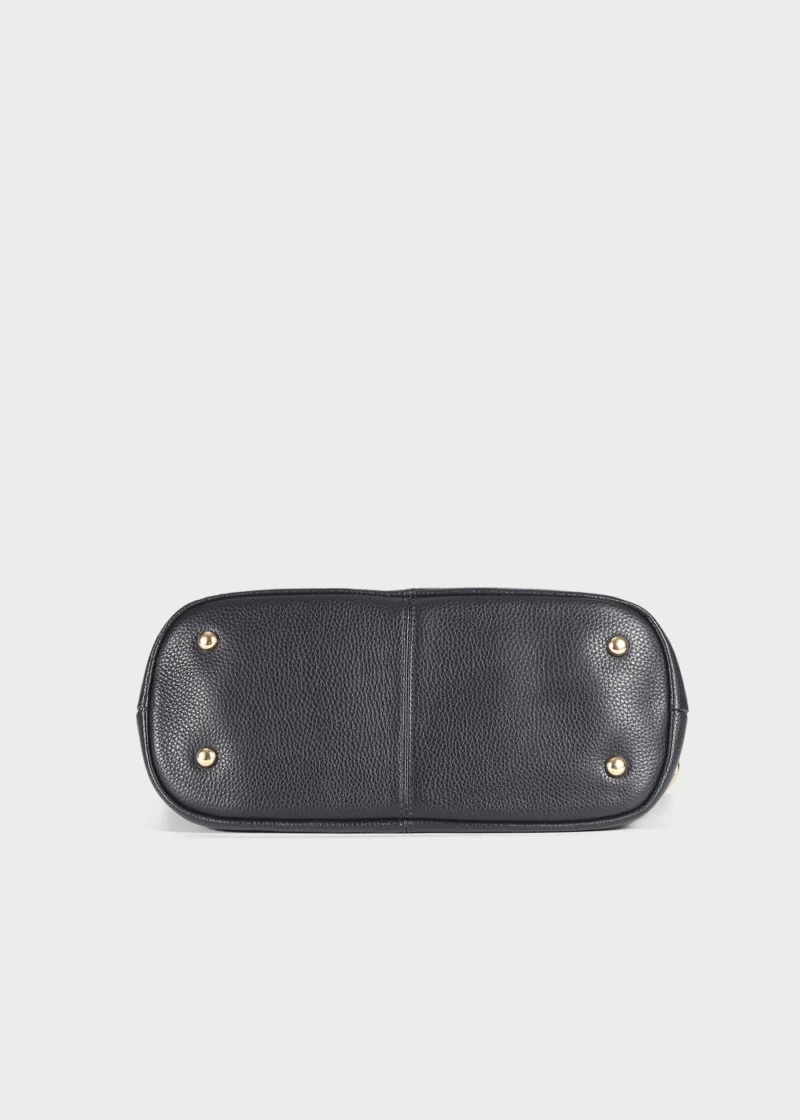 KS-BG-TB-001-BLK-04 Black Arden Vale Tote Bag bottom view