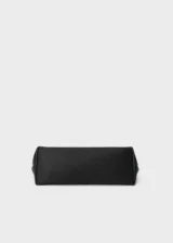 KS-BG-TB-006-BLK-03 Black Eloise Crest Signature Top-Grain Leather Tote Bag bottom view